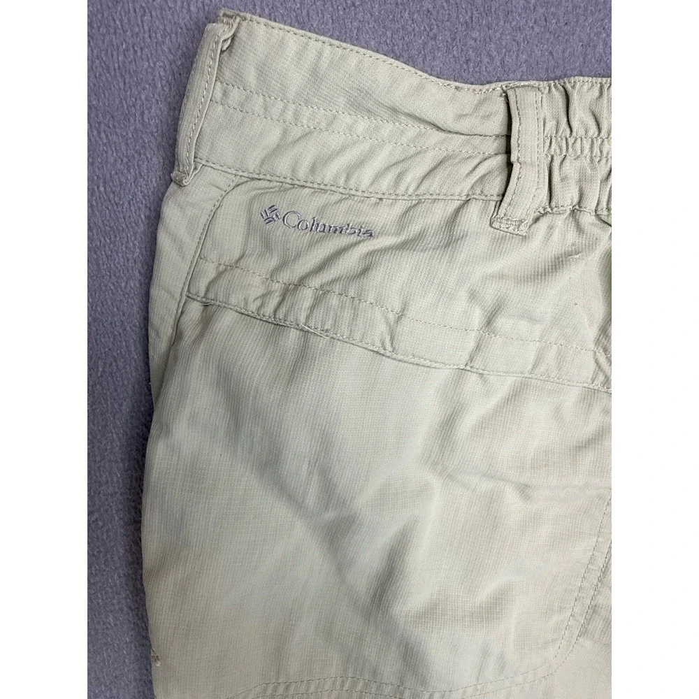Columbia Pants Women 10 Sage Green‎ Hiking Cargo Outdoor Lightweight